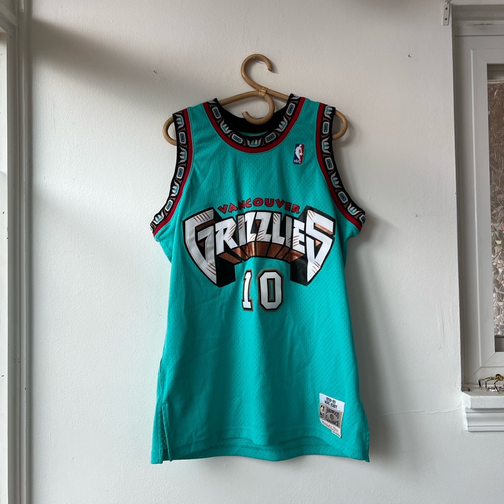 Women's Swingman Jersey Vancouver Grizzlies 1998-99 Mike Bibby
